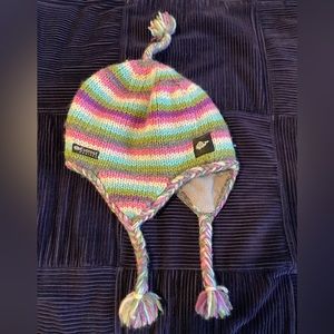 Everest Design fleece beanie hat kids knitted